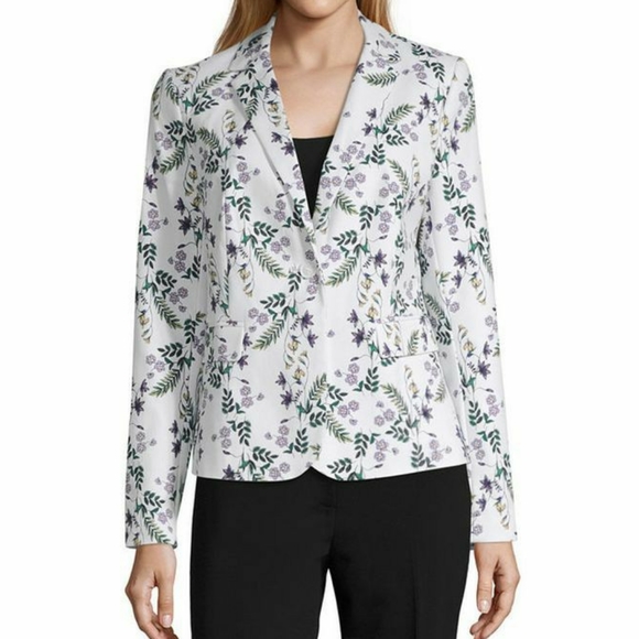 Liz Claiborne Jackets & Blazers - New Liz Claiborne Floral Blazer